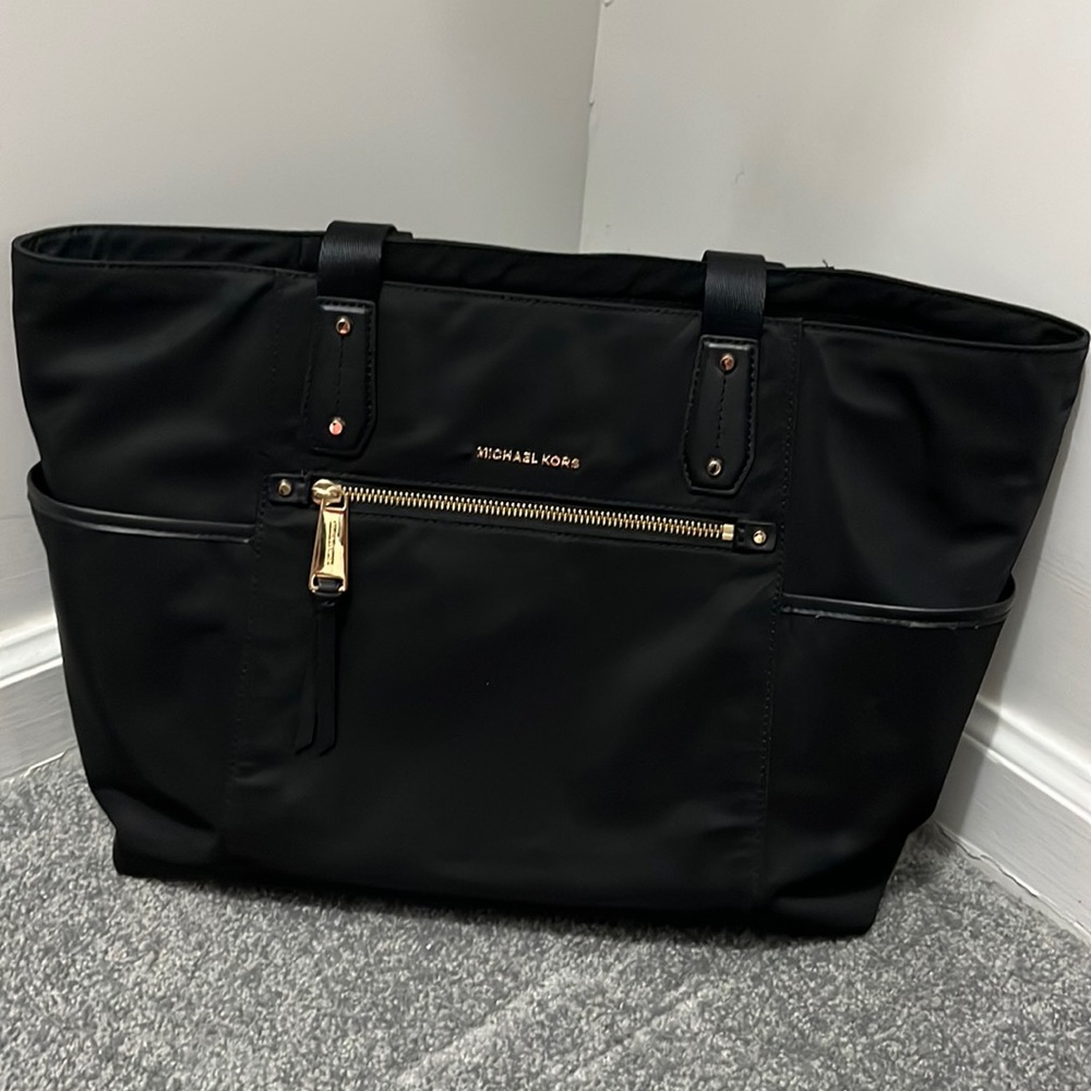 Michael Kors Jet Set Black Nylon Diaper Bag